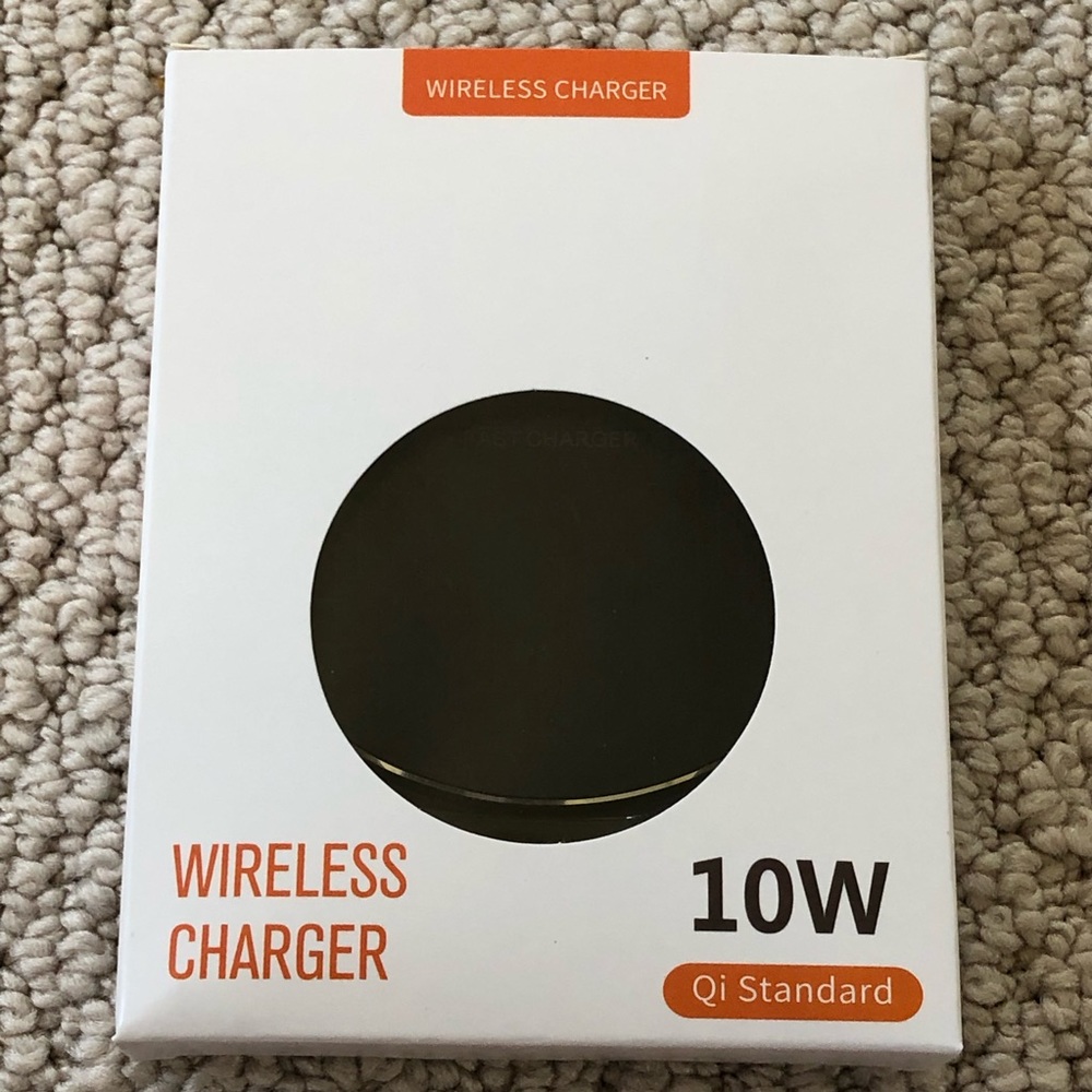 Wireless Phone Charger. Up to 10W. Brand new.